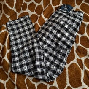 Hollister Monochrome Plaid Trousers